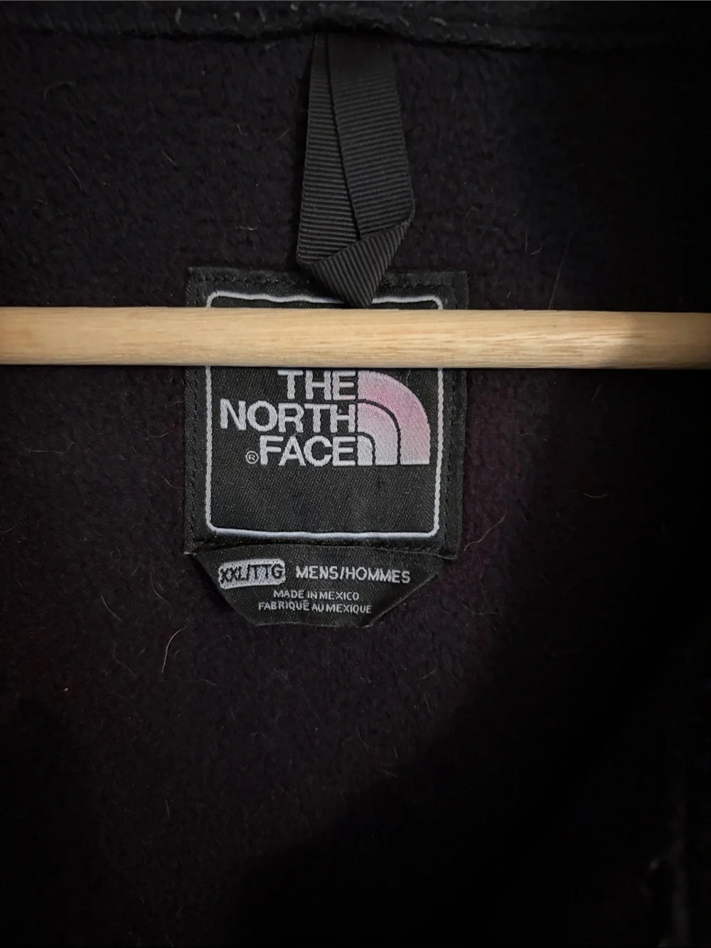 The North Face Men's Black Denali Fleece Jacket size XXL
